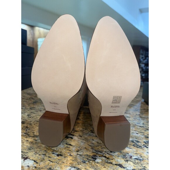 $265 Coach Pheobe Coconut Tan Cowboy Mid Calf Pull On Boots Bootie Shoes SZ 7.5 - Picture 6 of 6